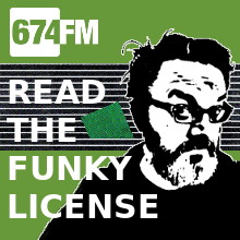 Logo des Kleinen Grünen Würfels / Read The Funky License